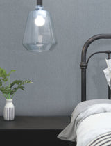 Purl One Denim Wallpaper with Pearlescent Knit Texture - York UD2511N