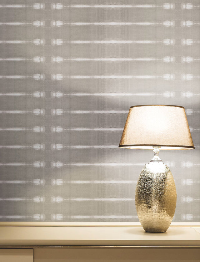 Resound Driftwood Brown Stripes Modern Wallpaper - York UD2517N