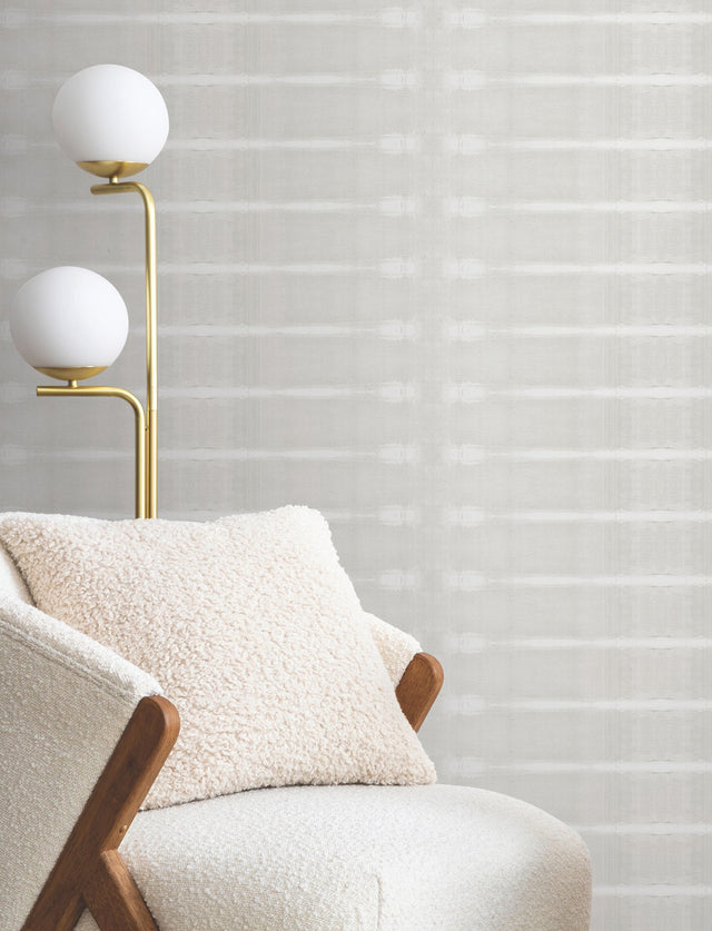Resound Greystone Grey Striped Modern Wallpaper - York UD2518N