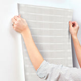 Resound Greystone Grey Striped Modern Wallpaper - York UD2518N