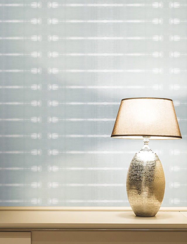 Resound Mist Striped Wallpaper - York UD2520N