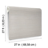 Allineate Driftwood Blue Wallpaper with Horizontal Variegated Stripe- York UD2525N