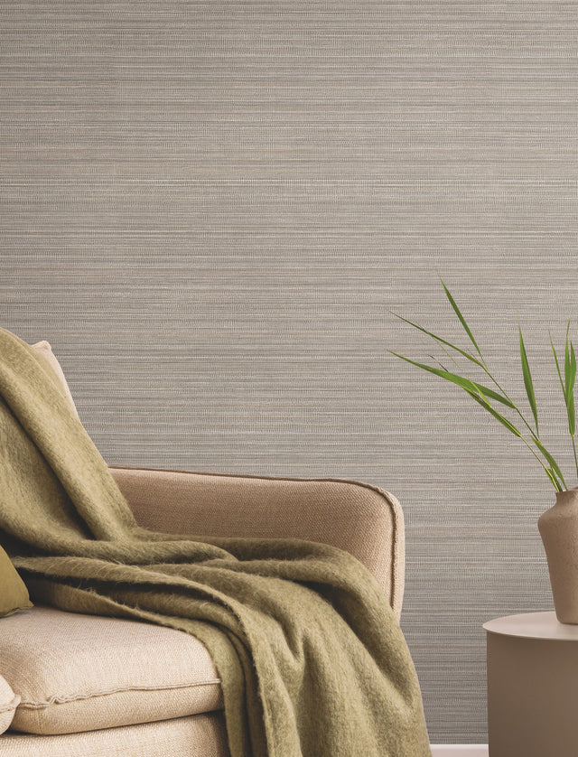 Allineate Haze Wallpaper with Horizontal Variegated Abstract Stripes - York UD2526N