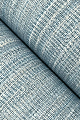 Allineate Ink Blue Wallpaper with Horizontal Variegated Stripe Texture - York UD2527N