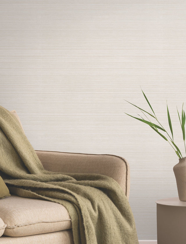 Allineate Natural Wallpaper with Horizontal Variegated Texture - York UD2528N