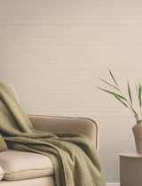 Allineate Dune Beige Wallpaper with Horizontal Variegated Texture - York UD2529N
