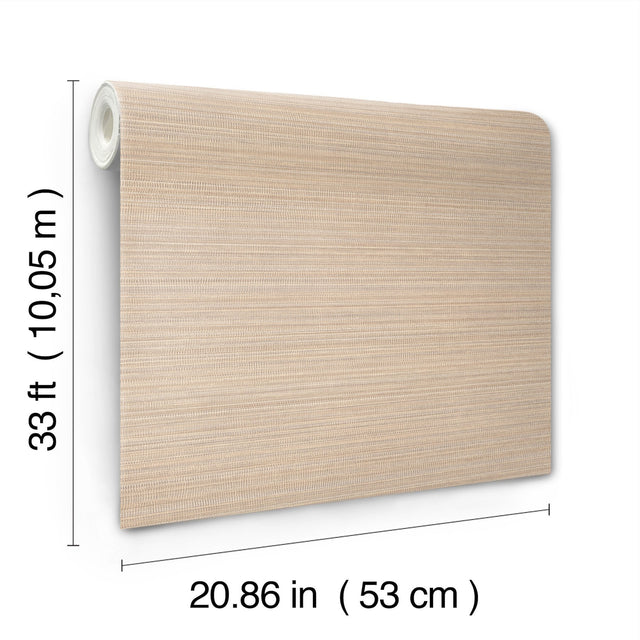 Allineate Parchment Horizontal Faux Wallpaper - York UD2530N