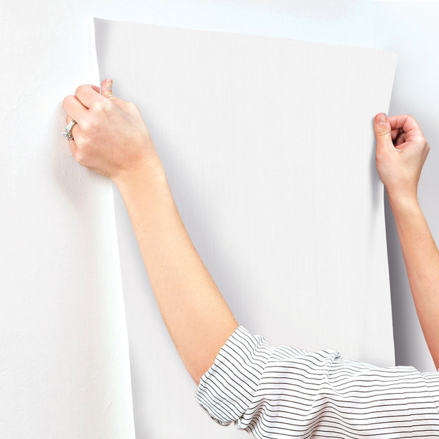 Camden Glacier Striped Vinyl on Non Woven Wallpaper, Scrubbable & Strippable - York UD2536N
