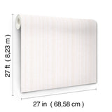 Stratford Cotton Wallpaper with Metallic Stripe Texture - York UD2540N