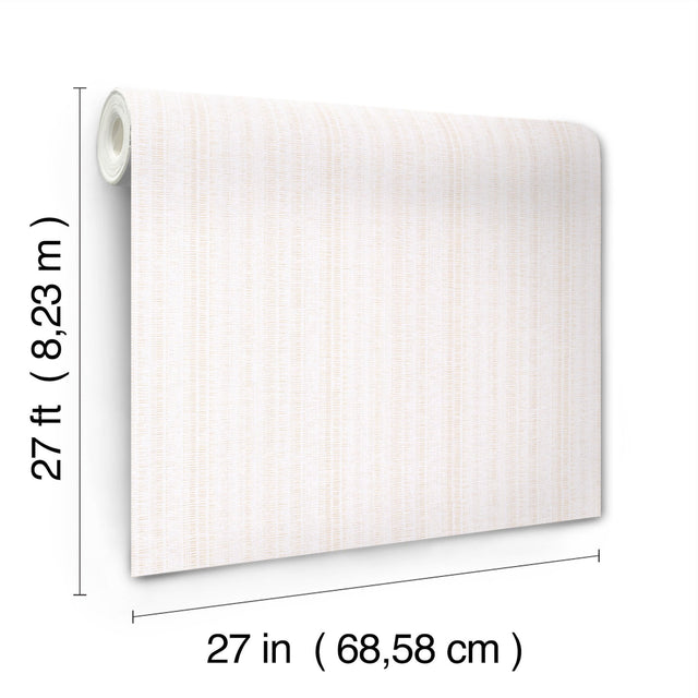 Stratford Cotton Wallpaper with Metallic Stripe Texture - York UD2540N
