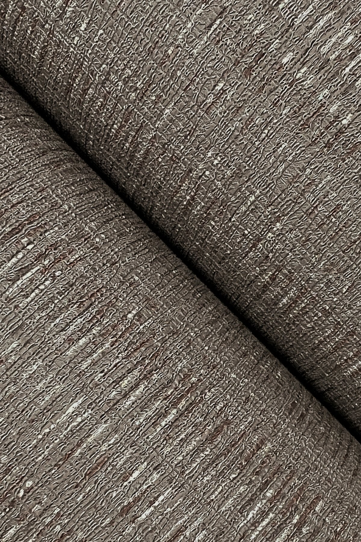 Stratford Umber Wallpaper with Metallic Striped Motif - York UD2542N