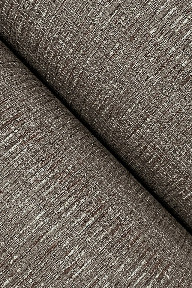 Stratford Umber Wallpaper with Metallic Striped Motif - York UD2542N