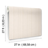 Stratford Beige Wallpaper with Metallic Dot-and-Dash Stripe Motif - York UD2543N