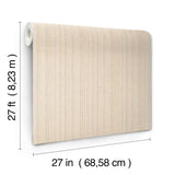 Stratford Harvest Beige Wallpaper with Metallic Striped Motif - York UD2544N