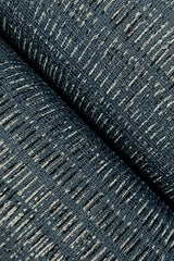 Stratford Midnight Wallpaper with Metallic Vertical Stripe Texture - York UD2546N