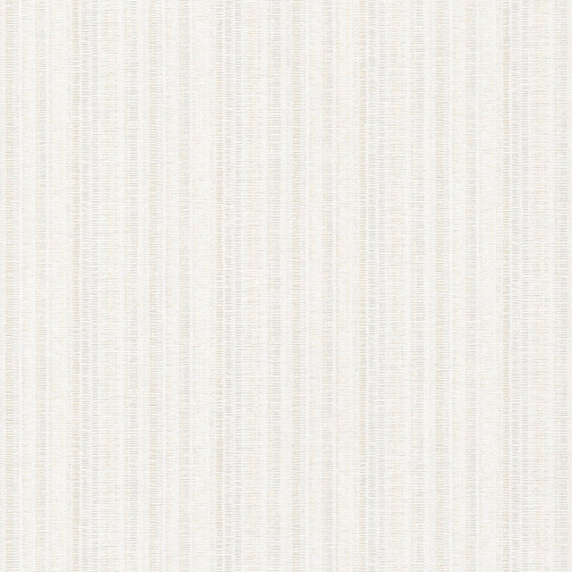 Stratford Snow Striped Metallic Wallpaper  York UD2547N