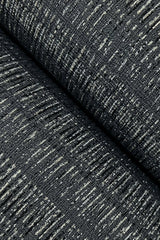 Stratford Carbon Striped Metallic Wallpaper - York UD2549N