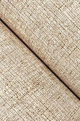 Hardy Linen Adirondack Brown Faux Linen Wallpaper - York UD2552N