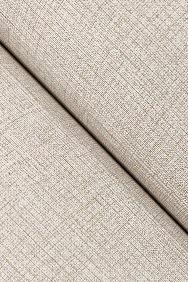 Hardy Linen Powder Sand Wallpaper with Woven Linen Texture - York UD2554N