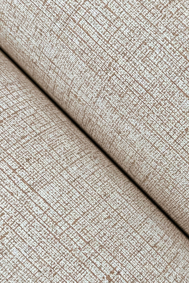 Hardy Linen Studio Clay Vinyl on Non Woven Wallpaper with Woven Linen Texture - York UD2555N