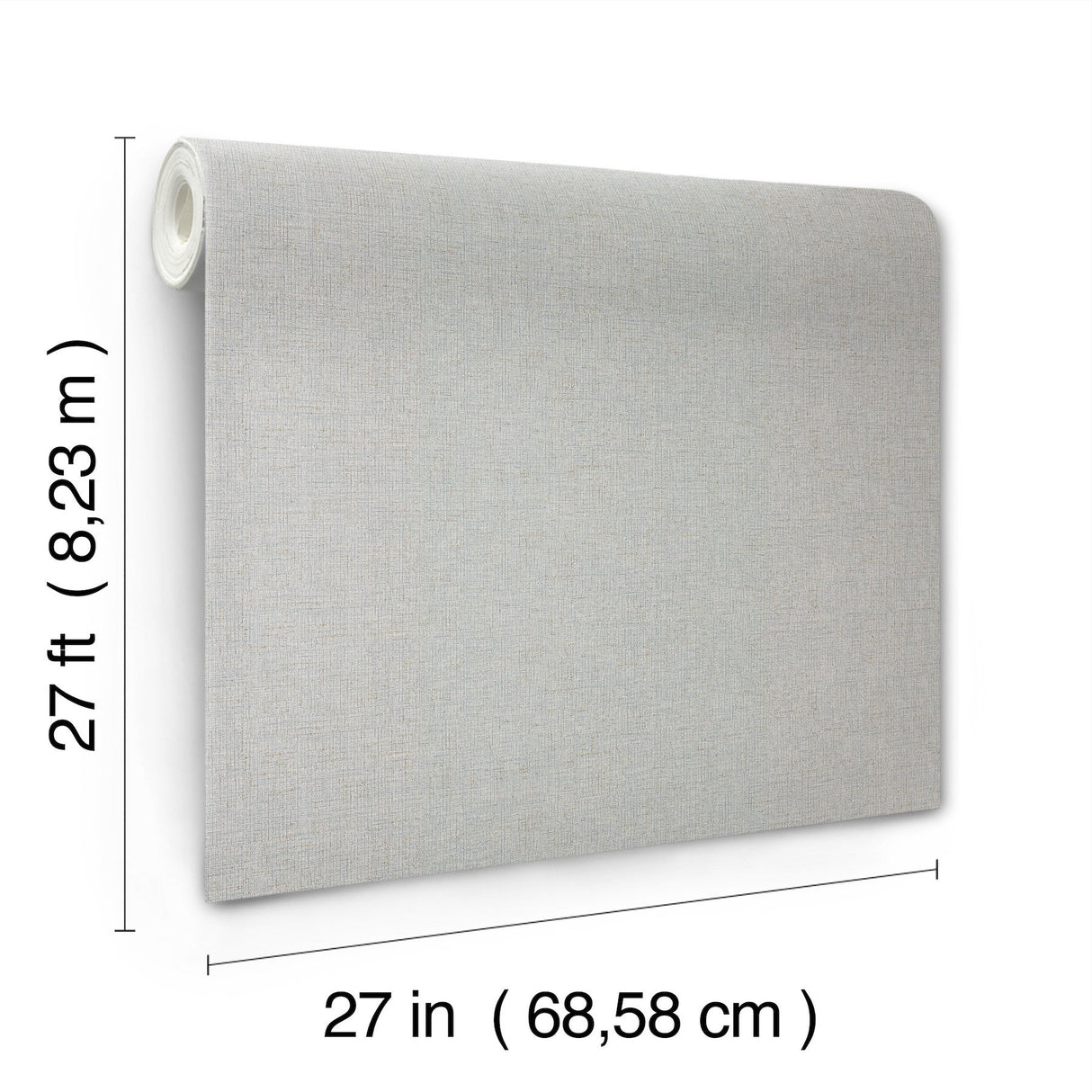 Hardy Linen Dusk Wallpaper with Woven Linen Texture - York UD2557N