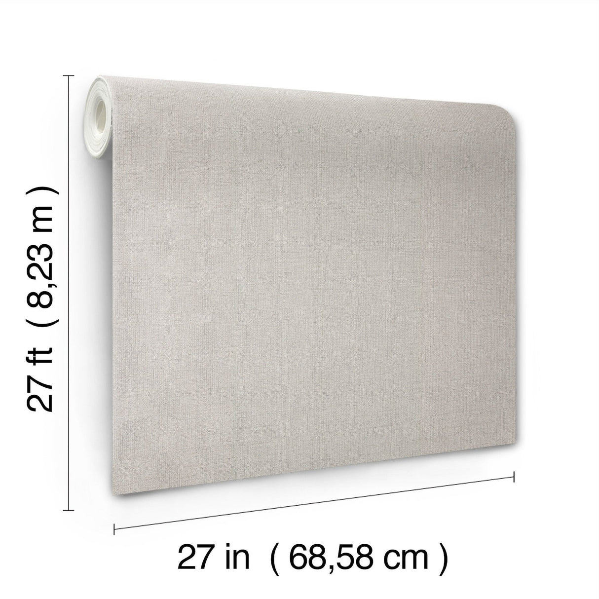 Hardy Linen Shale Wallpaper with Traditional Weaves Texture - York UD2558N