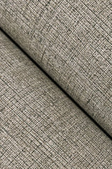Hardy Linen Cinder Wallpaper with Woven Linen Texture - York UD2561N