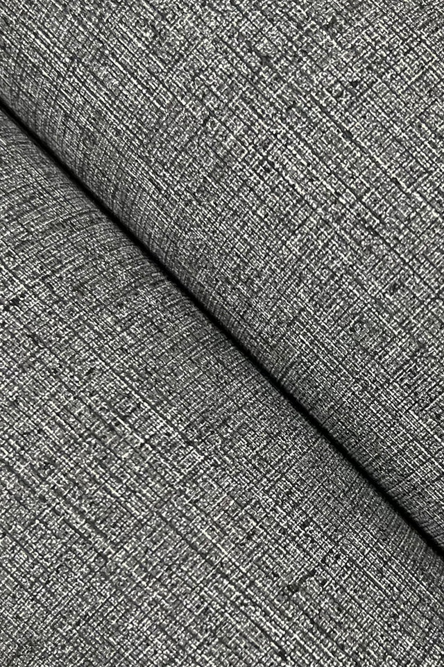 Hardy Linen Onyx Wallpaper with Weaves Textural Pattern - York UD2562N