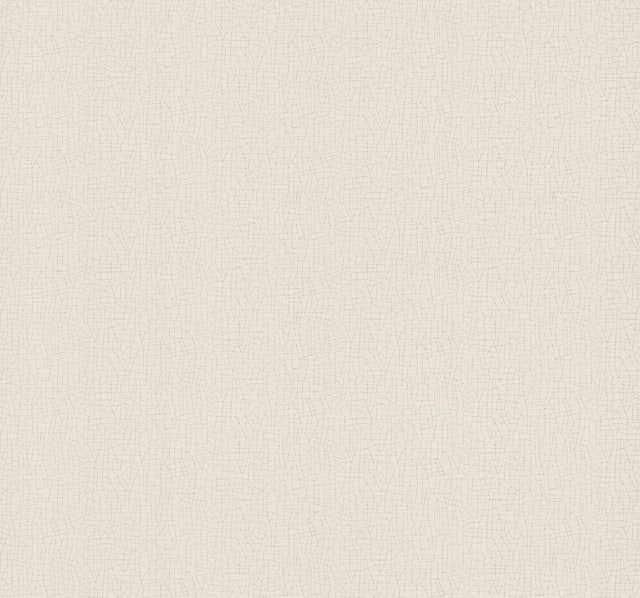 Exchange Gilded Off-White Geometric Metallic Vinyl Wallpaper - York UD2566N