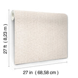 Rune Basswood Geometric Pearl Vinyl on Non Woven Wallpaper - York UD2579N