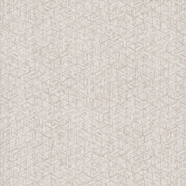 Rune Chestnut Geometric Diamond Wallpaper with Pearl Finish - York UD2580N