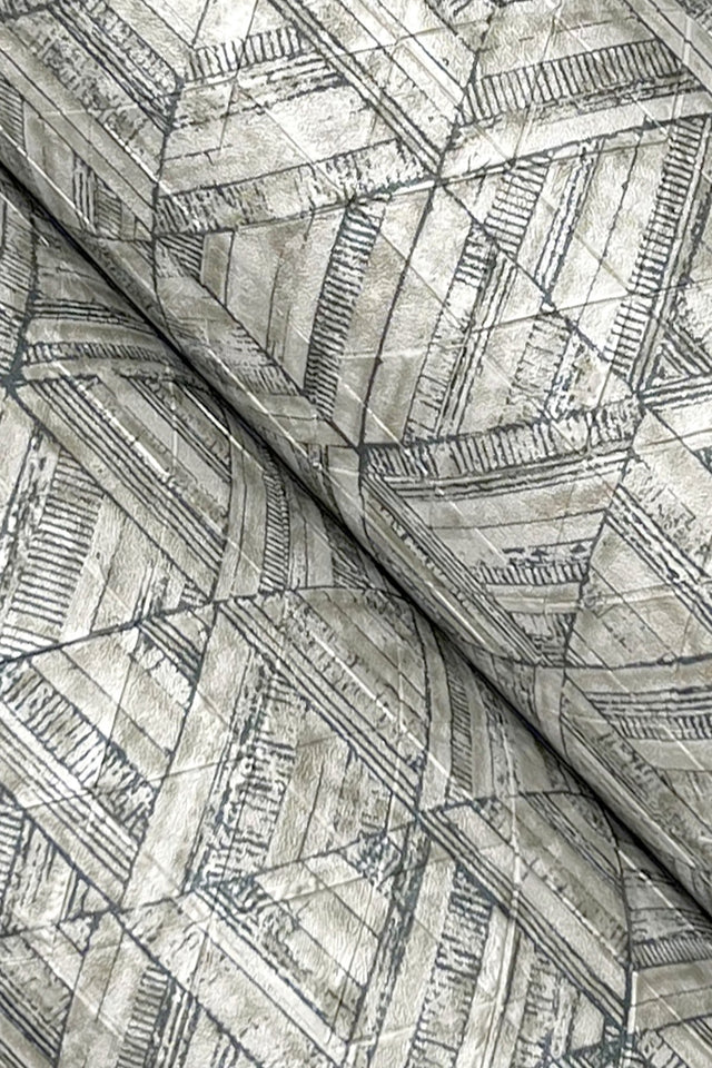 Rune Oyster Modern Geometric Wallpaper - York UD2583N