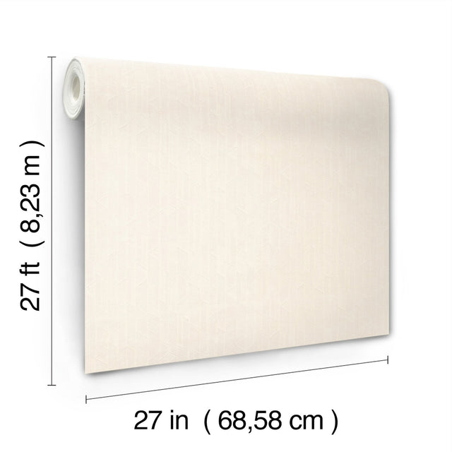 Verge Porcelain Wallpaper with Pearl Effect Modern Striped Texture - York UD2589N