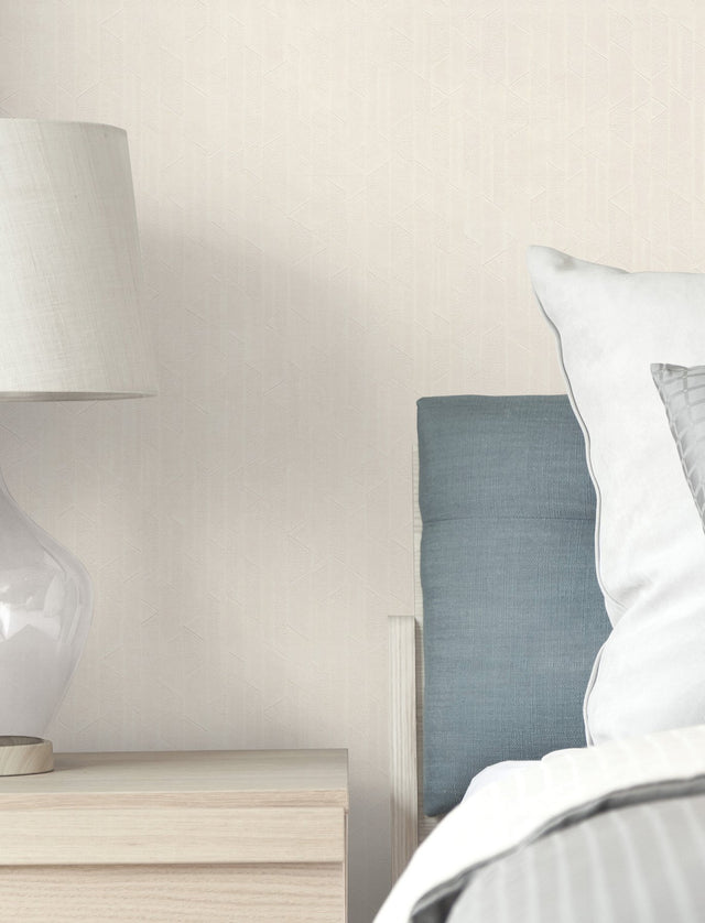 Verge Porcelain Wallpaper with Pearl Effect Modern Striped Texture - York UD2589N