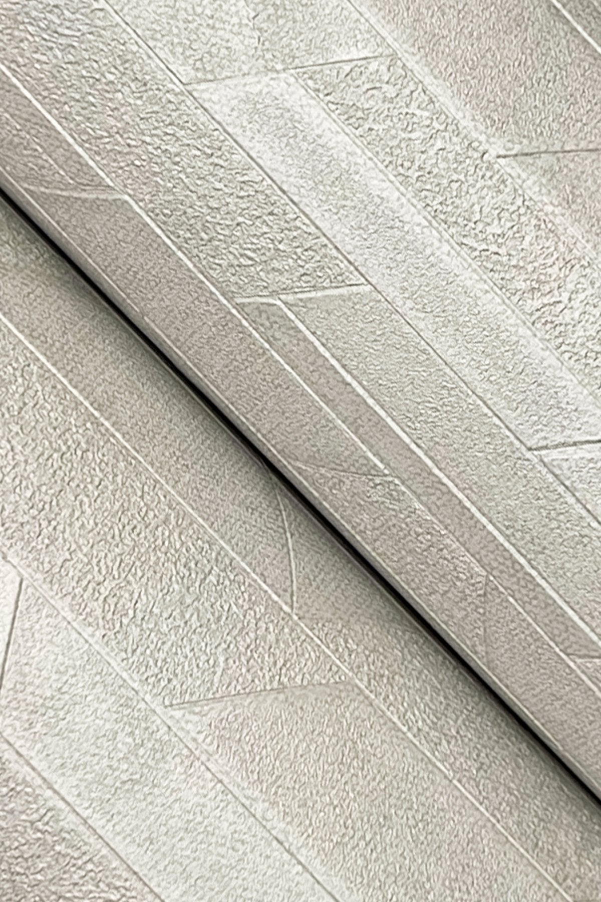 Verge Pewter Wallpaper with Modern Stripes Texture- York UD2590N