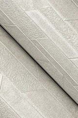Verge Pewter Wallpaper with Modern Stripes Texture- York UD2590N