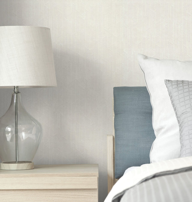 Verge Pewter Wallpaper with Modern Stripes Texture  York UD2590N