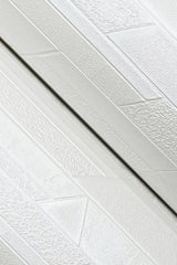 Verge Alabaster Wallpaper with Modern Striped Geometric Texture - York UD2591N