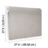 Verge Soapstone Grey Geometric Textured Wallpaper, Pearl Effect - York UD2592N