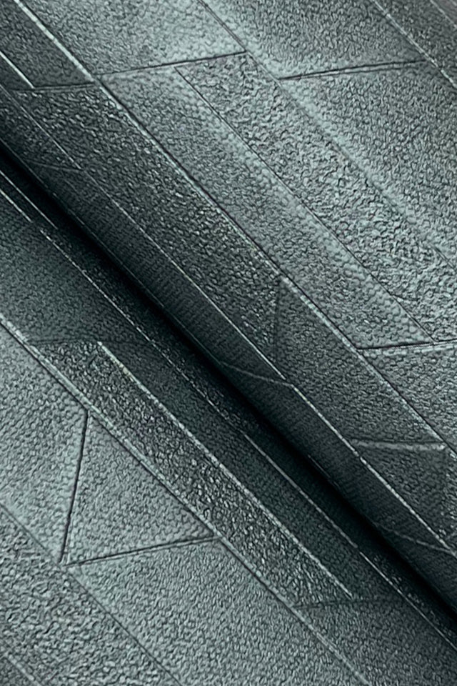 Verge Dark Slate Wallpaper with Modern Striped Geometric Texture - York UD2595N