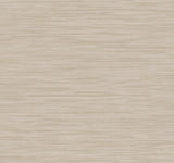 Sari Silk Beige Faux Fabric Wallpaper by York Wallcoverings - UW1001N