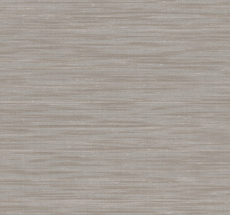 Sari Silk Grey Faux Fabric Wallpaper by York Wallcoverings - UW1002N close-up texture swatch