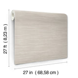 Sari Silk Khaki by York Wallcoverings Faux Silk Fabric Texture Non Woven Vinyl Scrubbable Strippable 27 in x 27 ft Sidewall Wallpaper - UW1008N
