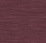 Sari Silk Merlot Faux Fabric Wallpaper by York Wallcoverings - UW1009