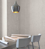 Precious Metal Pearl Corrugated Wallpaper in Pearl by York Wallcoverings Atmosphere Digest High Performance Collection - UW1023
