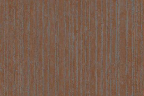 Precious Metal Copper Corrugated Wallpaper by York Wallcoverings - UW1026