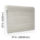 Mystic Sage Faux Grasscloth Texture Pattern Non Woven Vinyl Wallpaper by York Wallcoverings High Performance - UW1032N
