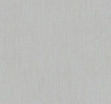 Silk Spun Light Grey Tactile Stripe Fabric Backed Vinyl Wallpaper by York Wallcoverings - UW1057