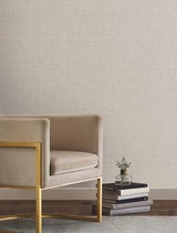 Crossover Neutral by York Wallcoverings Abstract Crosshatch Texture Pattern High Performance Non Woven Vinyl Sidewall Wallpaper - UW1062