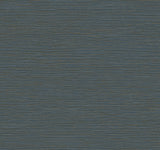 Oasis Dark Blue Faux Grasscloth Wallpaper by York Wallcoverings - UW1067N